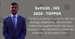 Global IAS Academy Bangalore Topper Student 1 Photo